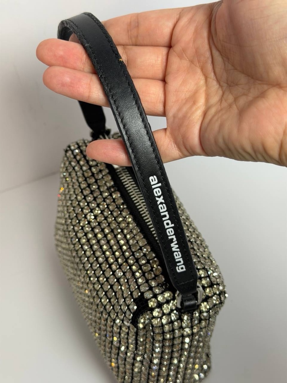 Alexander Wang Heiress Pouch Shimmer Evening Bag - Picture 5 of 16